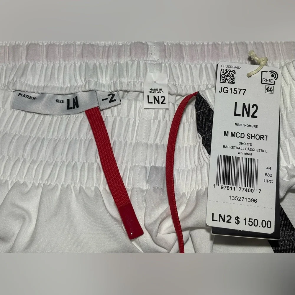NEW Adidas McDonald’s All American Player Issued Basketball Game Shorts JG1577